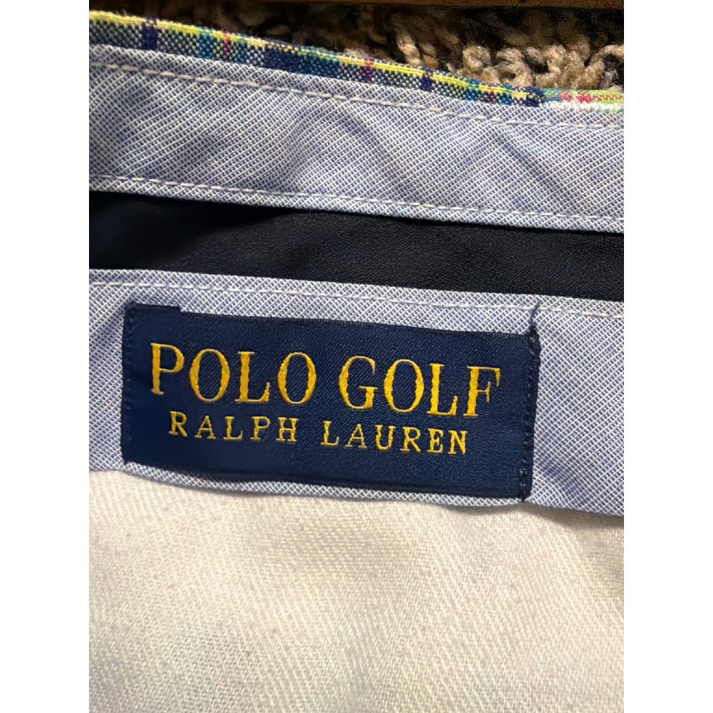 Polo Golf Ralph Lauren Plaid Shorts Men's 34  Pastel Preppy - Picture 3 of 10
